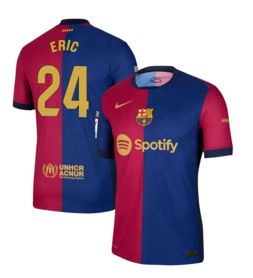 Women Barcelona Home 2024/25 Eric 24 Replica Red/Navy Jersey